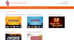 Desktop Screenshot of coachravinder.com