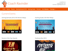 Tablet Screenshot of coachravinder.com